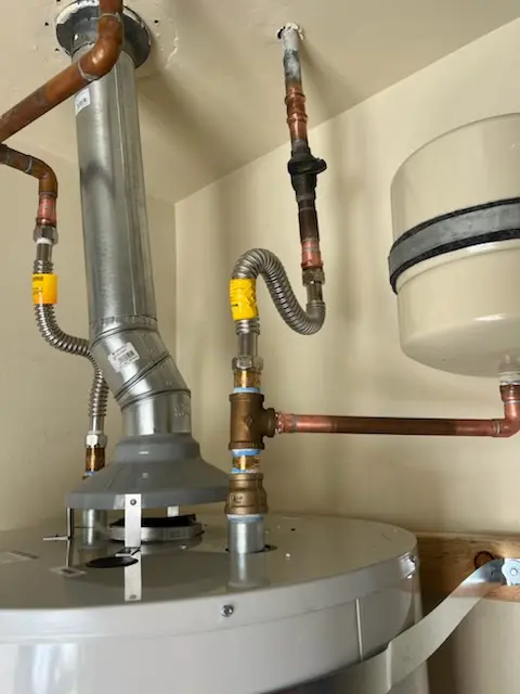 Water heater installation and plumbing repair in North Braintree